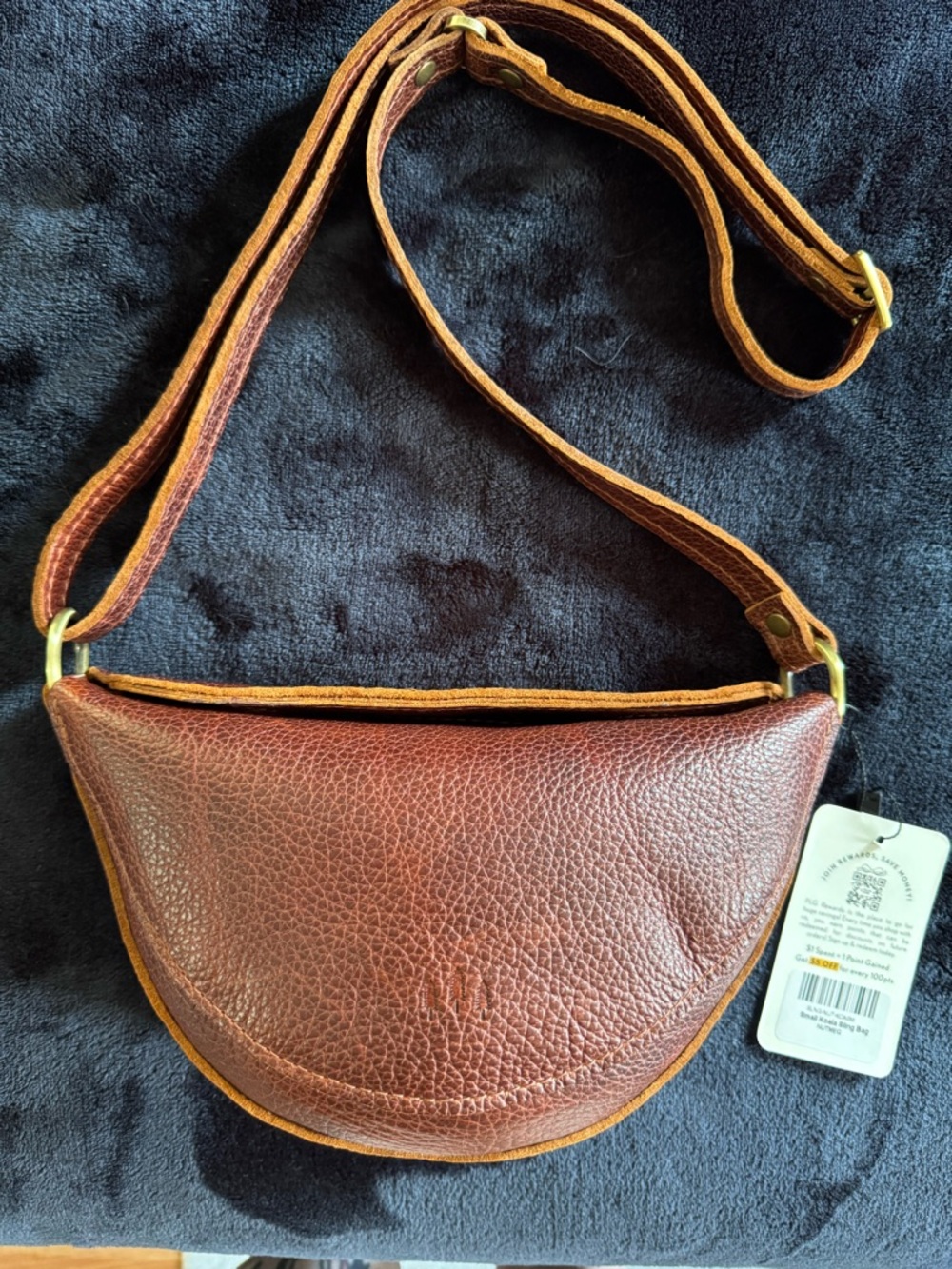 PORTLAND LEATHER KOALA SLING , small , nutmeg
